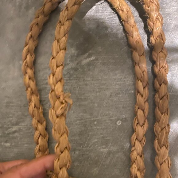 ROUJE Saffran Raffia Basket Bag Tote RARE - Picture 6 of 6